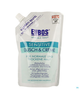 Eubos creme douche sensitive refill    400ml