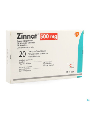 Zinnat 500 comp 20x500mg