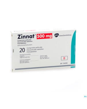Zinnat 500 comp 20x500mg