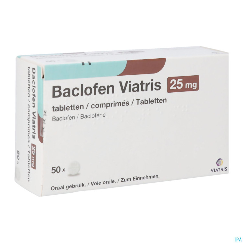 Baclofen viatris 25mg comp 50