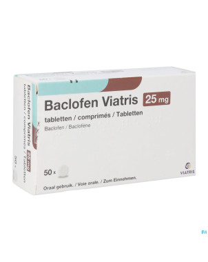 Baclofen viatris 25mg comp 50