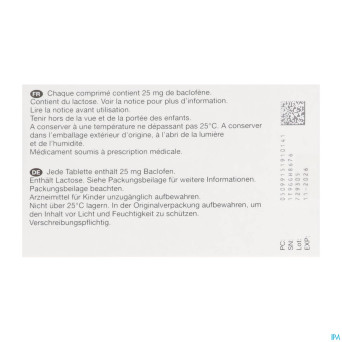 Baclofen viatris 25mg comp 50