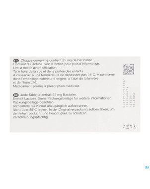 Baclofen viatris 25mg comp 50
