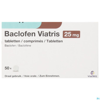 Baclofen viatris 25mg comp 50