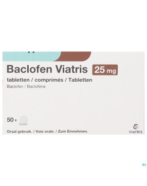 Baclofen viatris 25mg comp 50