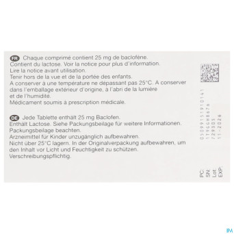 Baclofen viatris 25mg comp 50