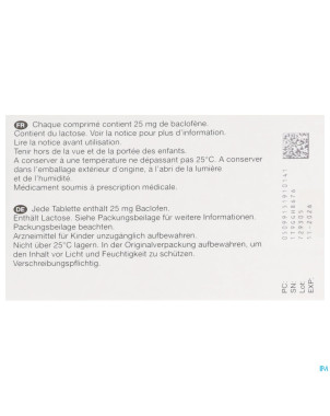 Baclofen viatris 25mg comp 50