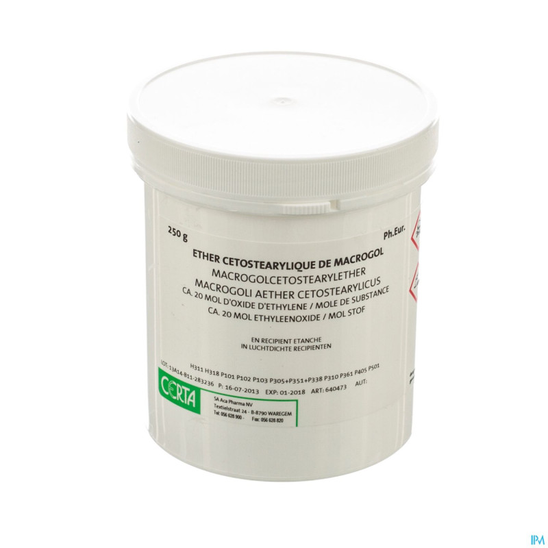 Alcool cetostearylique    250g certa