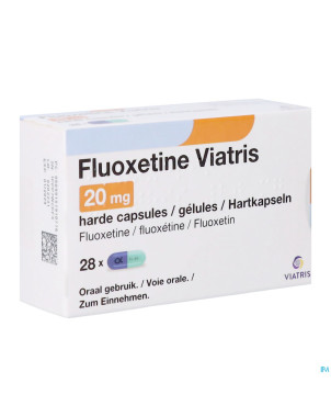 Fluoxetine viatris 20mg caps 28