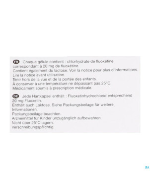 Fluoxetine viatris 20mg caps 28