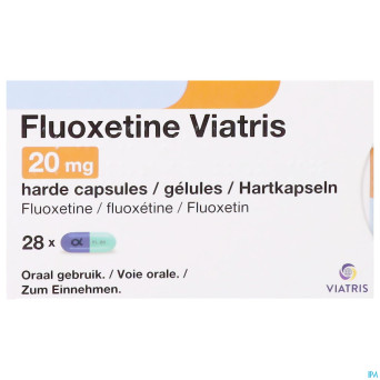 Fluoxetine viatris 20mg caps 28