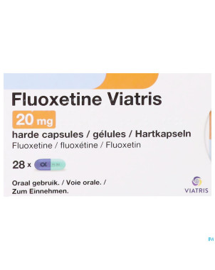 Fluoxetine viatris 20mg caps 28