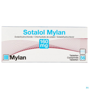 Sotalol viatris 160mg comp 56
