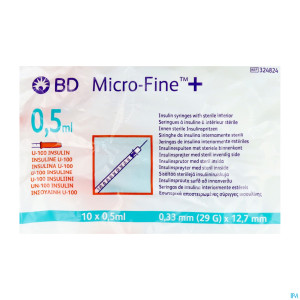 Microfine ser. ins. 0,5ml 29g 12,7mm  10 324824