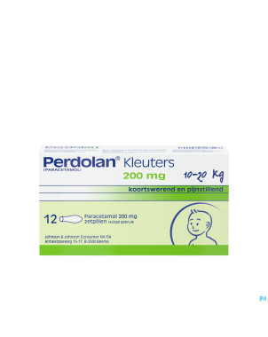 Perdolan supp jeun enf 12x200mg