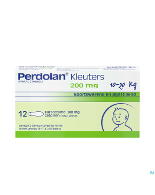 Perdolan supp jeun enf 12x200mg