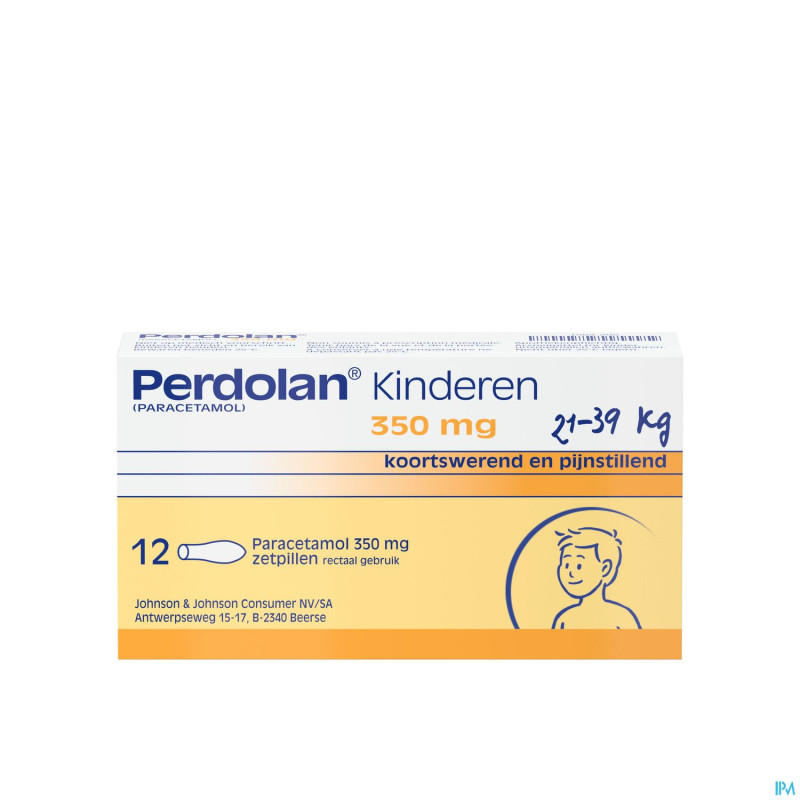 Perdolan supp enf 12x350mg