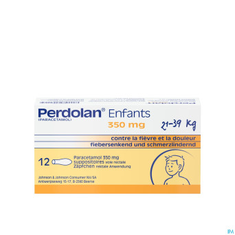 Perdolan supp enf 12x350mg