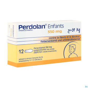 Perdolan supp enf 12x350mg