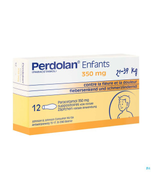 Perdolan supp enf 12x350mg