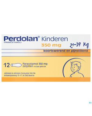 Perdolan supp enf 12x350mg