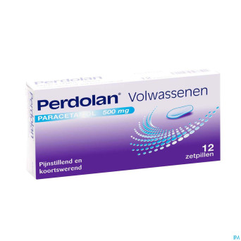 Perdolan supp ad 12x500mg