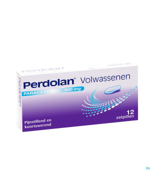 Perdolan supp ad 12x500mg