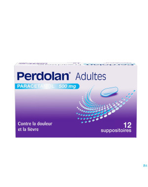 Perdolan supp ad 12x500mg