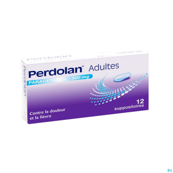 Perdolan supp ad 12x500mg