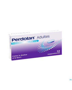 Perdolan supp ad 12x500mg