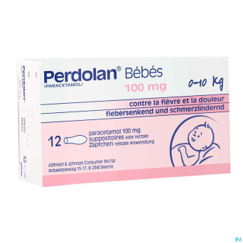Perdolan supp baby 12x100mg