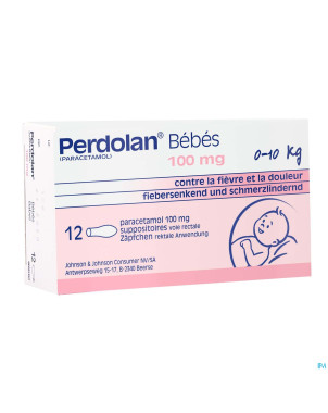 Perdolan supp baby 12x100mg