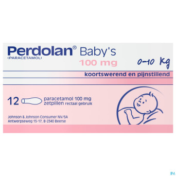 Perdolan supp baby 12x100mg