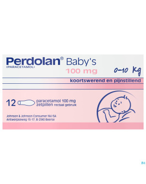 Perdolan supp baby 12x100mg
