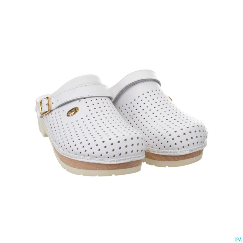 Scholl exercice sabot blanc  41 634