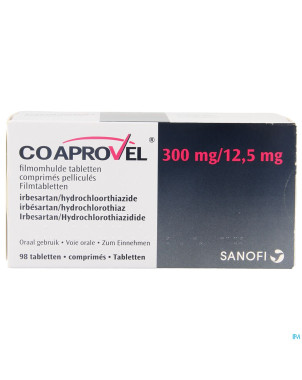 Coaprovel tabl 98 x 300mg/12,5mg