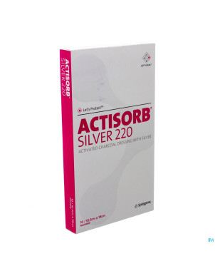 Actisorb silver 220 cp   19,0x10,5cm 10 mas190de