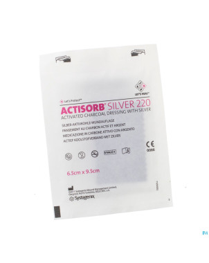 Actisorb silver 220 cp    9,5x 6,5cm  1 mas065de