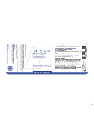 Coq zyme    biotics comp  60x30mg