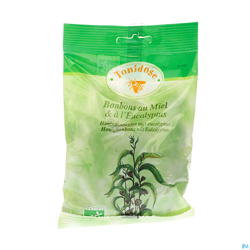 Bonbons bio eucalyptus    100g