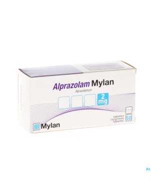Alprazolam mylan 2,00mg comp 50x2,00mg