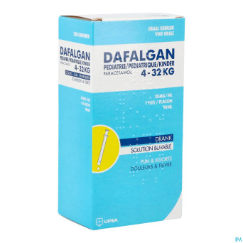 Dafalgan pediatrie 30mg/ml sirop  fl  90ml