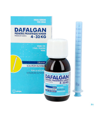 Dafalgan pediatrie 30mg/ml sirop  fl  90ml