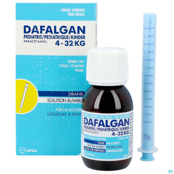 Dafalgan pediatrie 30mg/ml sirop  fl  90ml