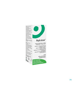 Hydrabak collyre hydratante nacl s/conservat. 10ml