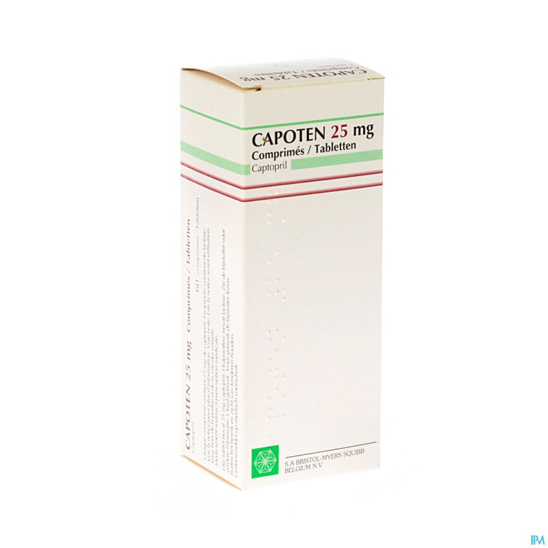 Capoten comp  60 x  25 mg