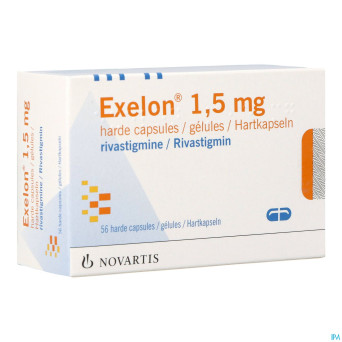 Exelon caps  56 x 1,5 mg