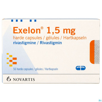 Exelon caps  56 x 1,5 mg