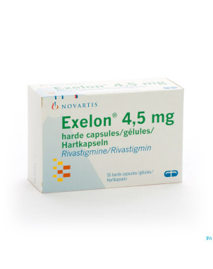 Exelon caps  56 x 4,5 mg