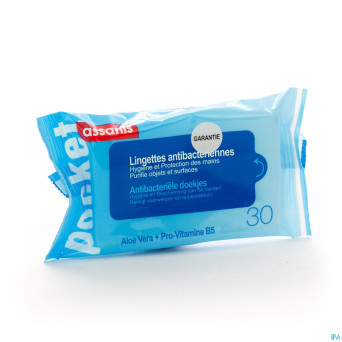 Assanis pocket lingettes 30